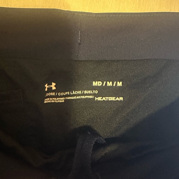 Under Armour Women's Dark Blue Athletic Shorts - Picture 3 of 3